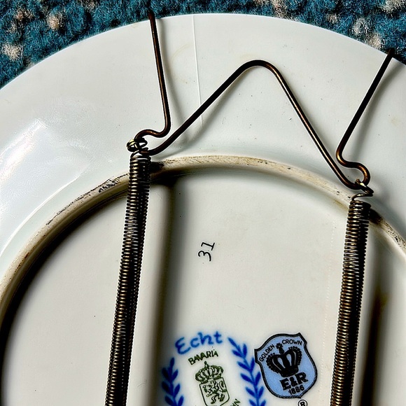 Vintage Echt Cobalt Inglasur Plate – Bartolomé Esteban Murillo, Arzberg Germany - Picture 14 of 15